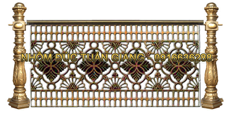 Lan can nhôm đúc - LC006