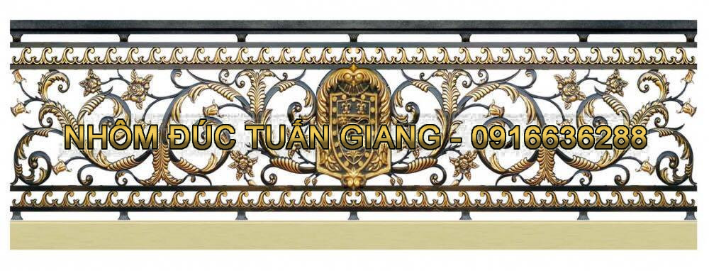 Lan can nhôm đúc - LC009