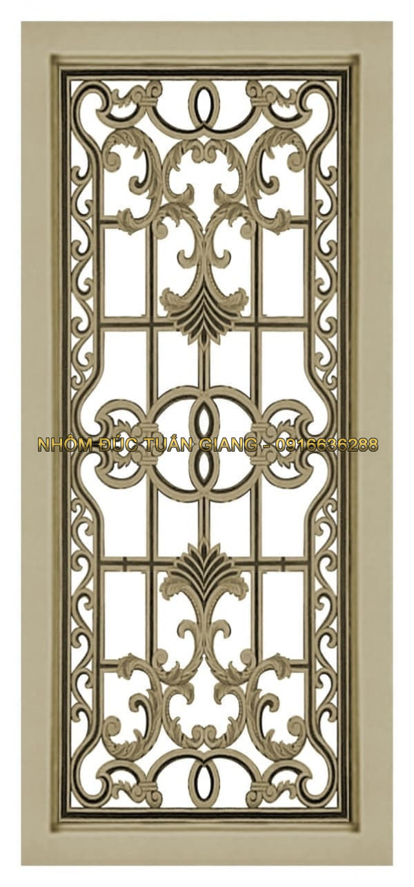 Bông gió nhôm đúc - BG004