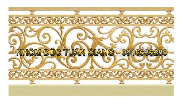 Lan can nhôm đúc - LC017