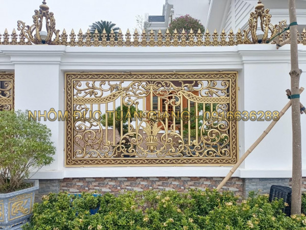 Hàng rào nhôm đúc mẫu HR -097