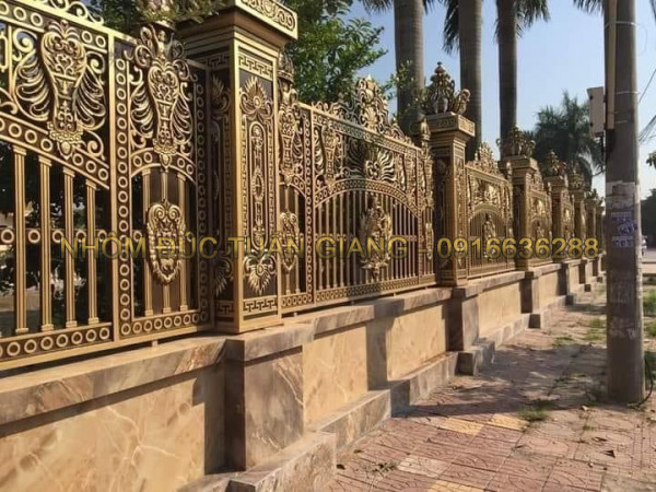 Hàng rào nhôm đúc mẫu HR -117