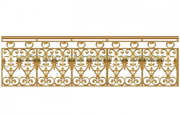 Lan can nhôm đúc - LC037