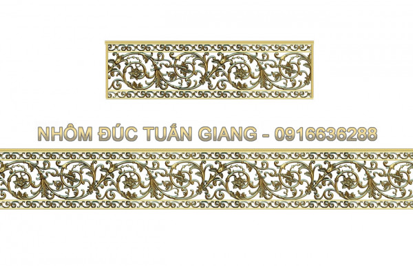 Lan can nhôm đúc - LC034