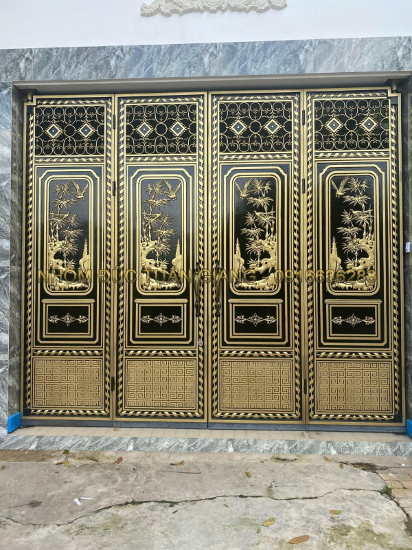 Cửa nhôm đúc mẫu-022