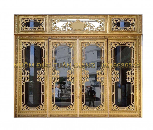 Cửa nhôm đúc mẫu-024