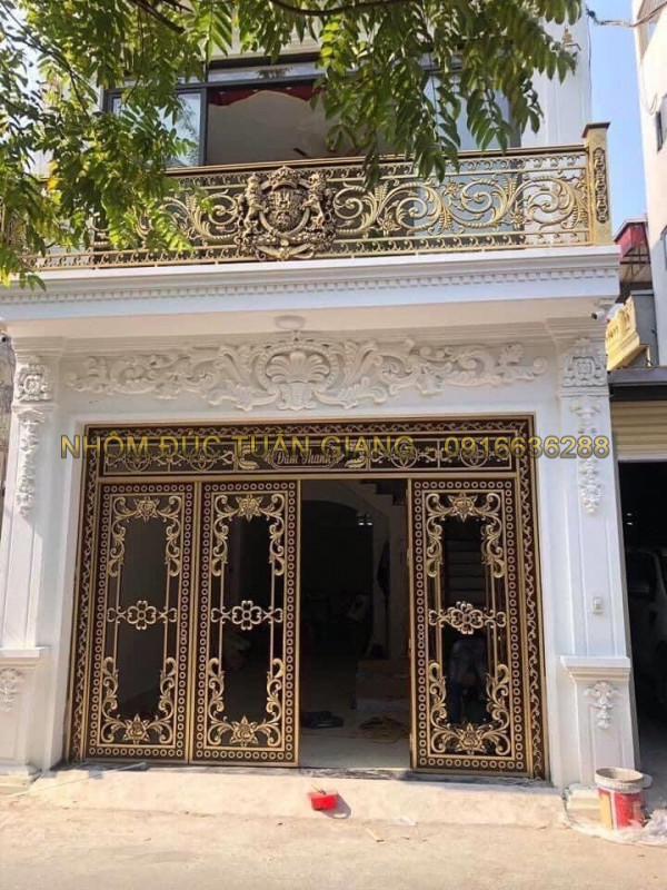 Cửa nhôm đúc mẫu-046