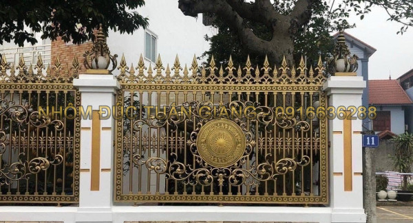 Hàng rào nhôm đúc mẫu HR -093