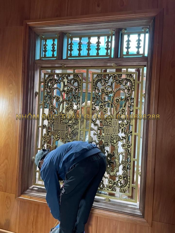 Bông gió nhôm đúc - BG038