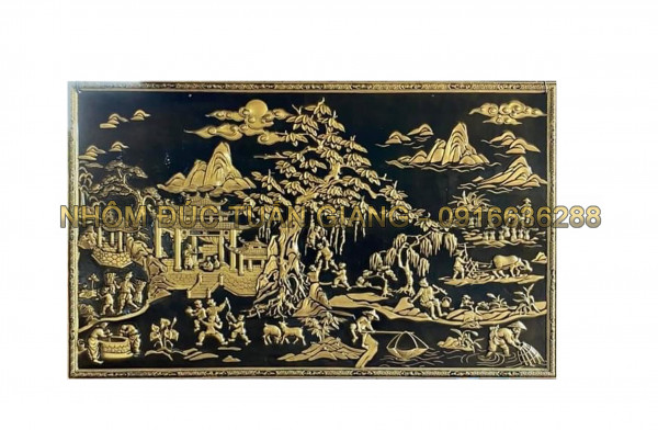 Tranh nhôm đúc 004