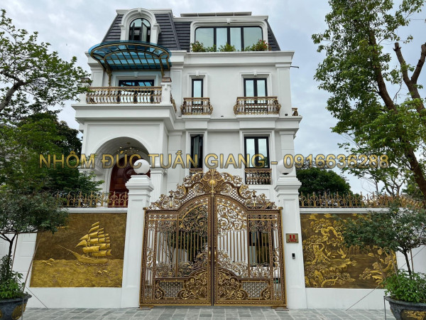 Cổng nhôm đúc mẫu C-159